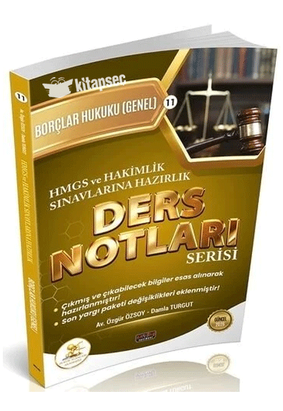 2026 HMGS Hakimlik HUKAL Borçlar Hukuku Genel Hükümler Ders Notları Savaş Yayınları - Av. Özgür Özsoy kitap kapağı