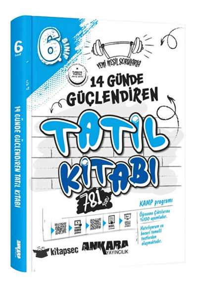 6. Sınıf 14 Günde Güçlendiren Tatil Kitabı - Kolektif kitap kapağı