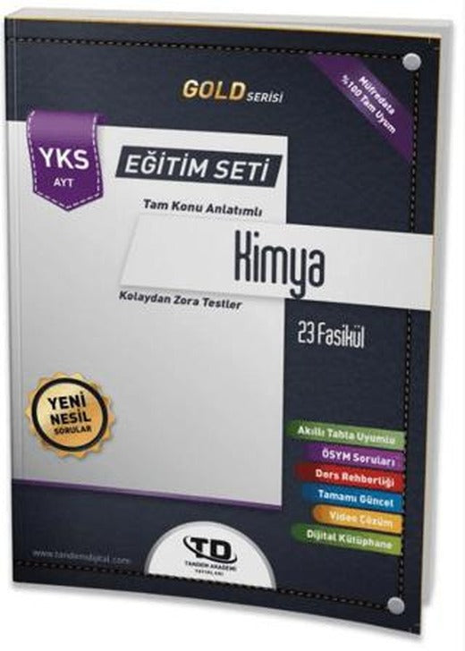 AYT Gold Serisi Kimya 23 Fasikül Eğitim Seti