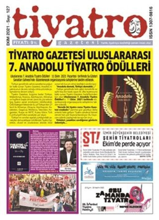 Tiyatro Gazetesi Sayı: 127 Ekim 2021 | Tiyatro Gazetesi (Ciltsiz)