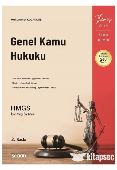 2026 THEMİS HMGS Genel Kamu Hukuku Soru Kitabı 2. Baskı Seçkin Yayınları - Muhammet Koçakgöl kitap kapağı
