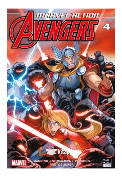 Marvel Action Avengers 4 - Matthew K. Manning kitap kapağı