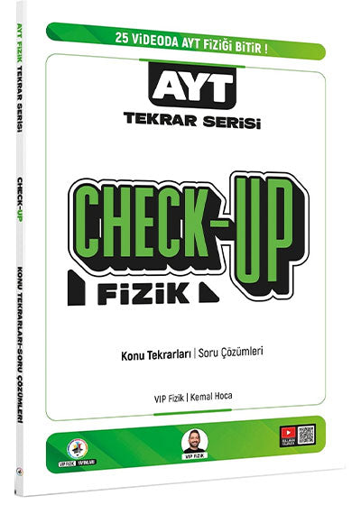 AYT Fizik Check-Up Fizik Konu Tekrarları Soru Çözümleri - Kemal Coşkun kitap kapağı