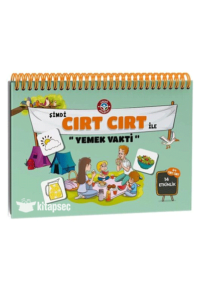 Şimdi Cırt Cırt ile Yemek Vakti Etkinlik Kitabı Çocuk Akademi - Çocuk Akademi Komisyon kitap kapağı