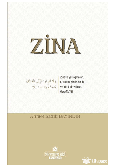 Zina - Ahmet Sadık Bayındır kitap kapağı