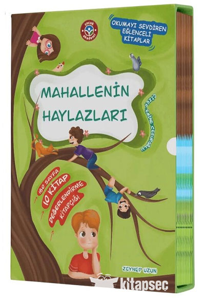 Mahallenin Haylazları Hikaye Serisi 10 Kitap Zeynep Uzun Çocuk Akademi - Zeynep Uzun kitap kapağı