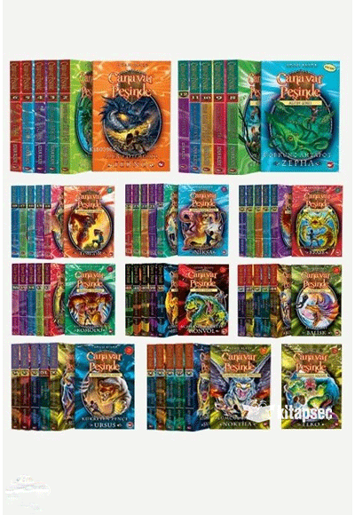 Canavar Peşinde Set (66 Kitap) - Adam Blade kitap kapağı