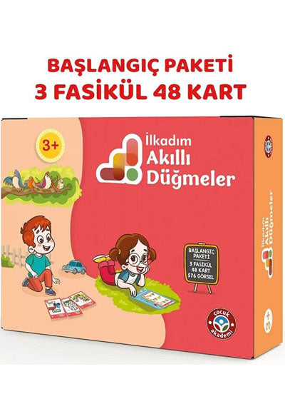 3 Yaş İlkadım Akıllı Düğmeler Başlangıç Paketi Çocuk Akademi - Komisyon kitap kapağı