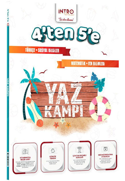4. Sınıf dan 5 e Tüm Dersler Yaz Kampı - Komisyon kitap kapağı