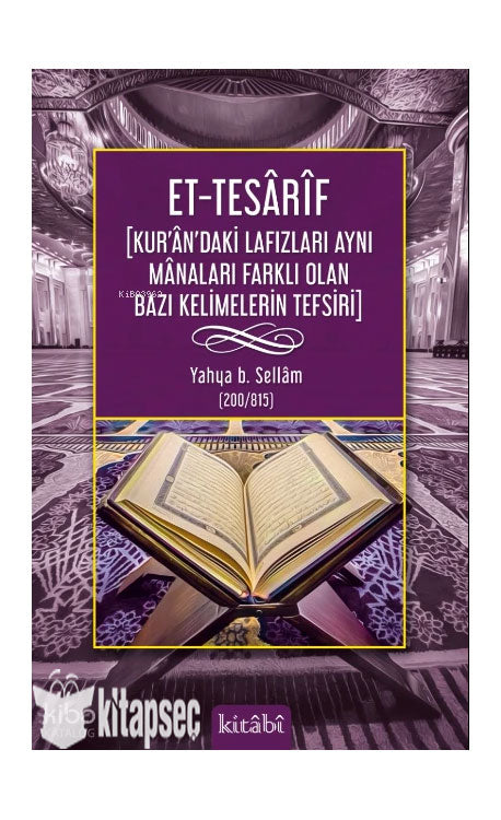 Et-Tesarîf - Yahya B. Sellam kitap kapağı
