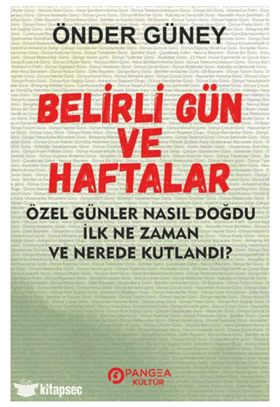 Belirli Gün ve Haftalar - Önder Güney kitap kapağı