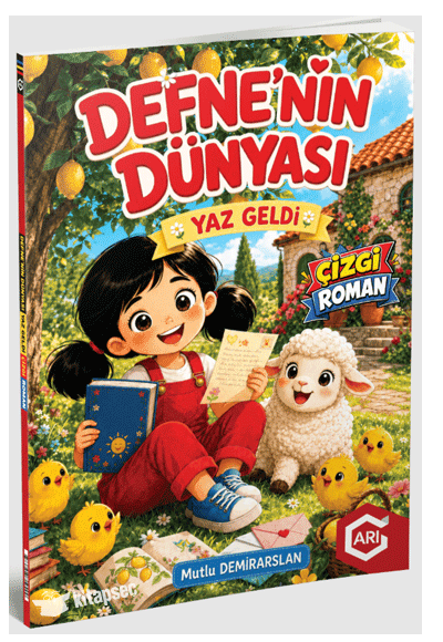 1. Sınıf Defne nin Dünyası Yaz Geldi Çizgi Roman - Mutlu Demirarslan kitap kapağı
