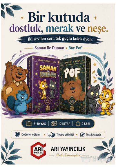 2. Sınıf Saman ile Duman - Bay Pof Hikaye Seti Arı Yayınları - Mutlu Demirarslan kitap kapağı
