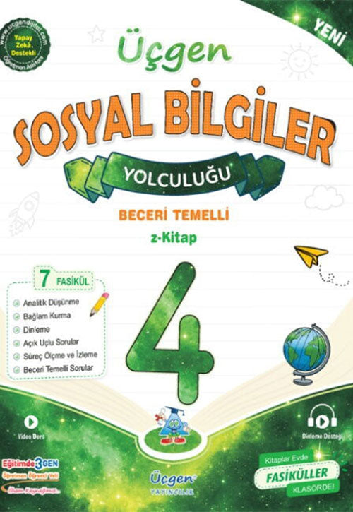 4. Sınıf Sosyal Bilgiler Beceri Temelli Fasikül - Rıdvan Marangoz kitap kapağı