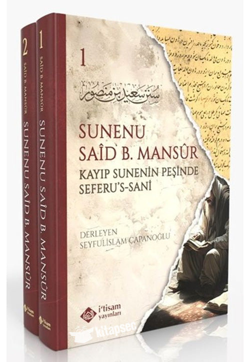 Süneni Said bin Mansur Kayıp Sunenin Peşinde Seferu's-Sani (2 Cilt Takım) - Said Bin Mansur El Horasani kitap kapağı