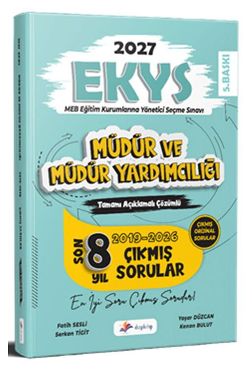2027 MEB EKYS Müdür ve Müdür Yardımcılığı Tamamı Açıklamalı Çözümlü Son 8 Yıl Çıkmış Sorular - Fatih Sesli kitap kapağı