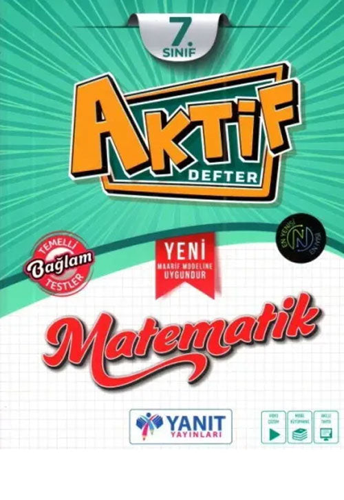7. Sınıf Matematik Aktif Defter - Yanıt Komisyon kitap kapağı