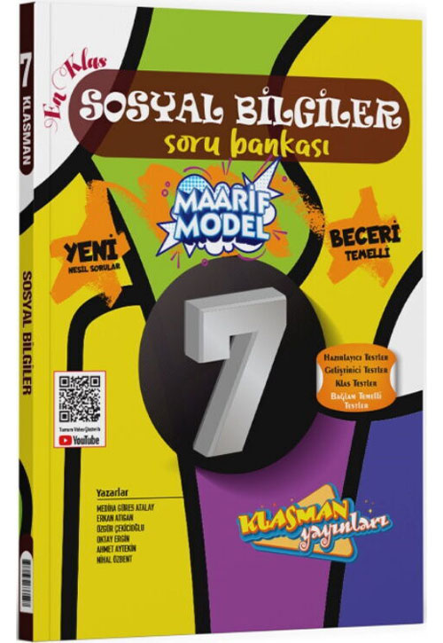 7. Sınıf Sosyal Bilgiler Soru Bankası - Özgür Çekicioğlu kitap kapağı