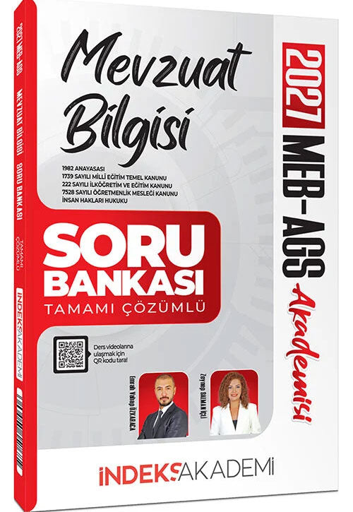 2027 MEB-AGS Akademisi Mevzuat Bilgisi Soru Bankası Çözümlü - Emrah Vahap Özkaraca kitap kapağı