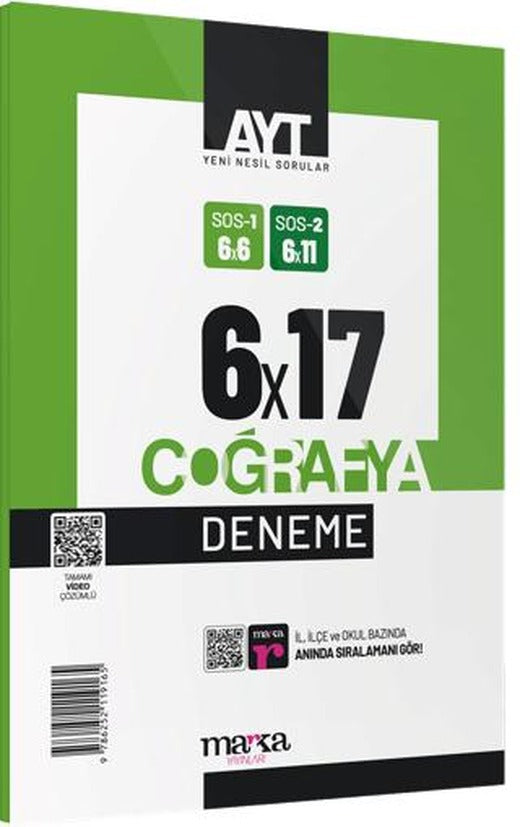 2025 AYT Coğrafya 6 Deneme Tamamı Video Çözümlü