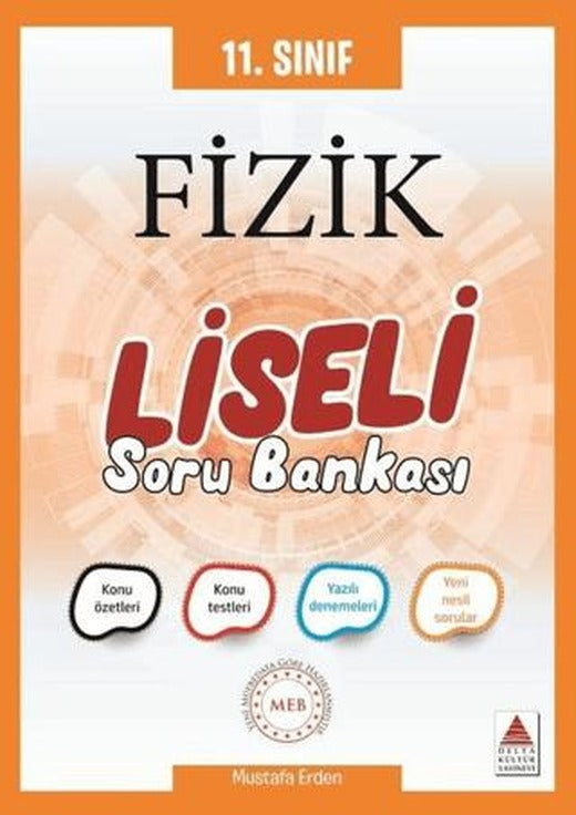 11. Sınıf Fizik Liseli Soru Bankası | Delta Kültür Yayınevi (Ciltsiz)
