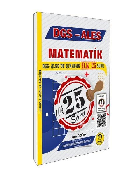 DGS ALES Matematik İlk 25 Çıkacak Soru Bankası | Tasarı Akademi (İnce Kapak)  - Resim 1