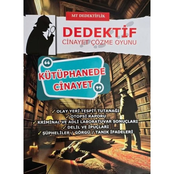 Dedektiflik Cinayet Çözme Oyunu - Kütüphanede Cinayet