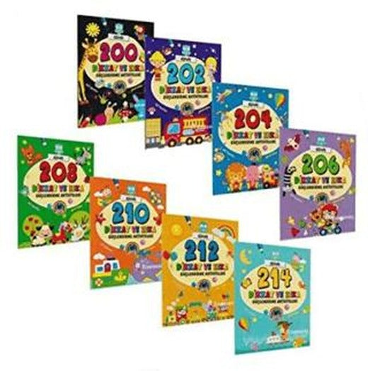 Dikkat ve Zeka Güçlendirme Aktiviteleri (8 Kitap Takım)
