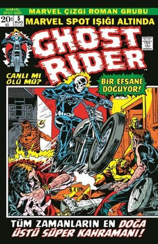 Marvel Spot Işığı Altında Ghost Rider - Tüm Zamanların En Doğa Üstü Süper Kahramanı! | Presstij Kitap