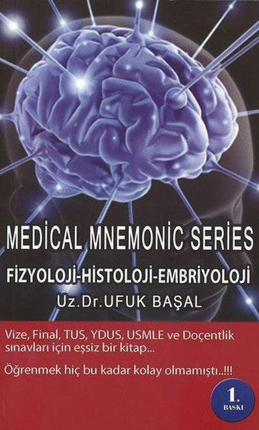 Medical Mnemonic Seri: Fizyoloji Histoloji Embriyoloji | Nobel Tıp Kitabevleri (İnce Kapak)