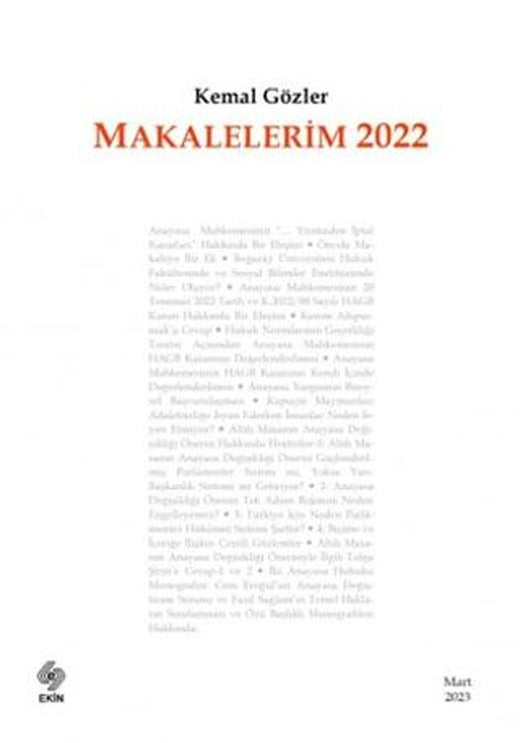 Makalelerim 2022