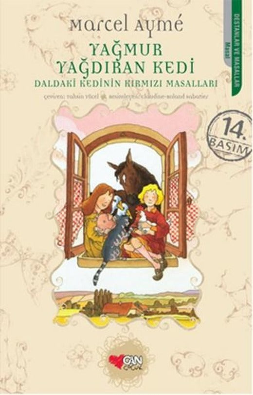 Daldaki Kedinin Kırmızı Masalları - Yağmur Yağdıran Kedi | Can Çocuk Yayınları (İnce Kapak)