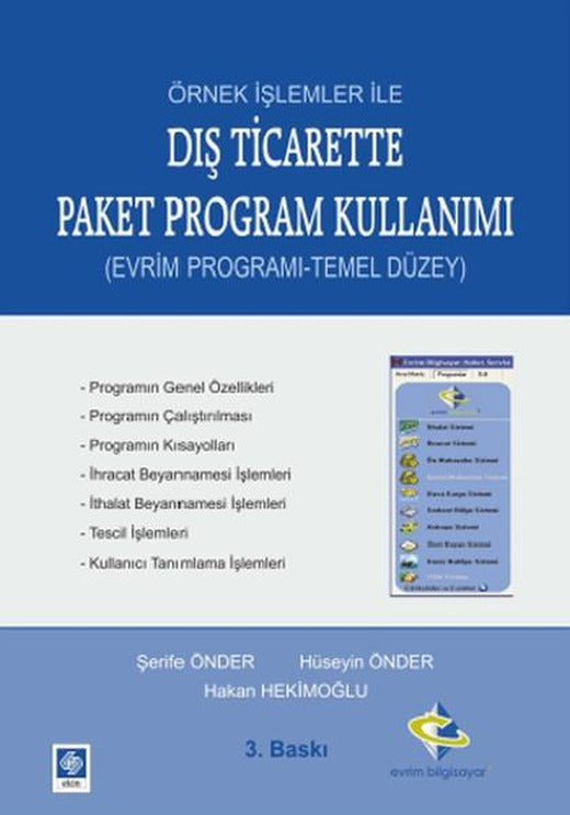 Örnek İşlemler ile Dış Ticarette Paket Program Kullanımı | Ekin Basım Yayın (İnce Kapak)