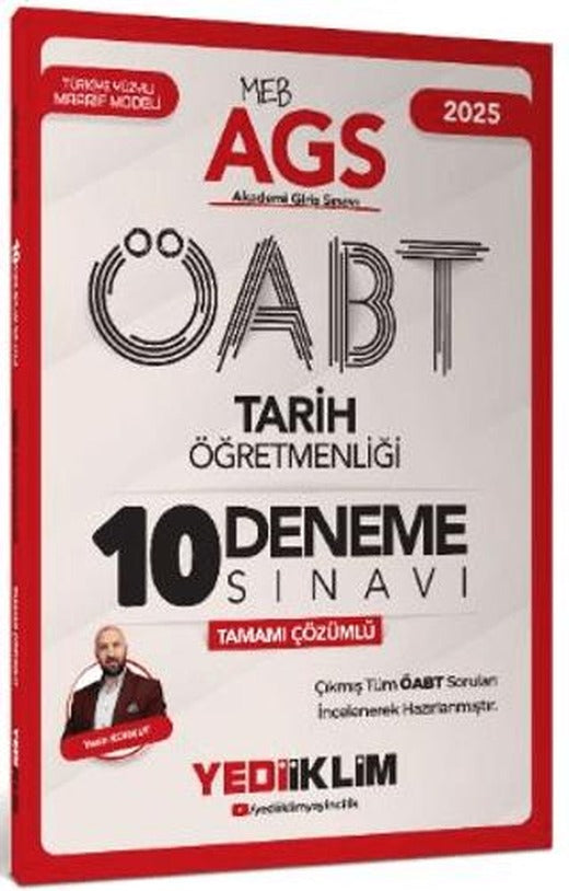 2025 MEB AGS ÖABT Tarih Öğretmenliği Tamamı Çözümlü 10 Deneme Sınavı