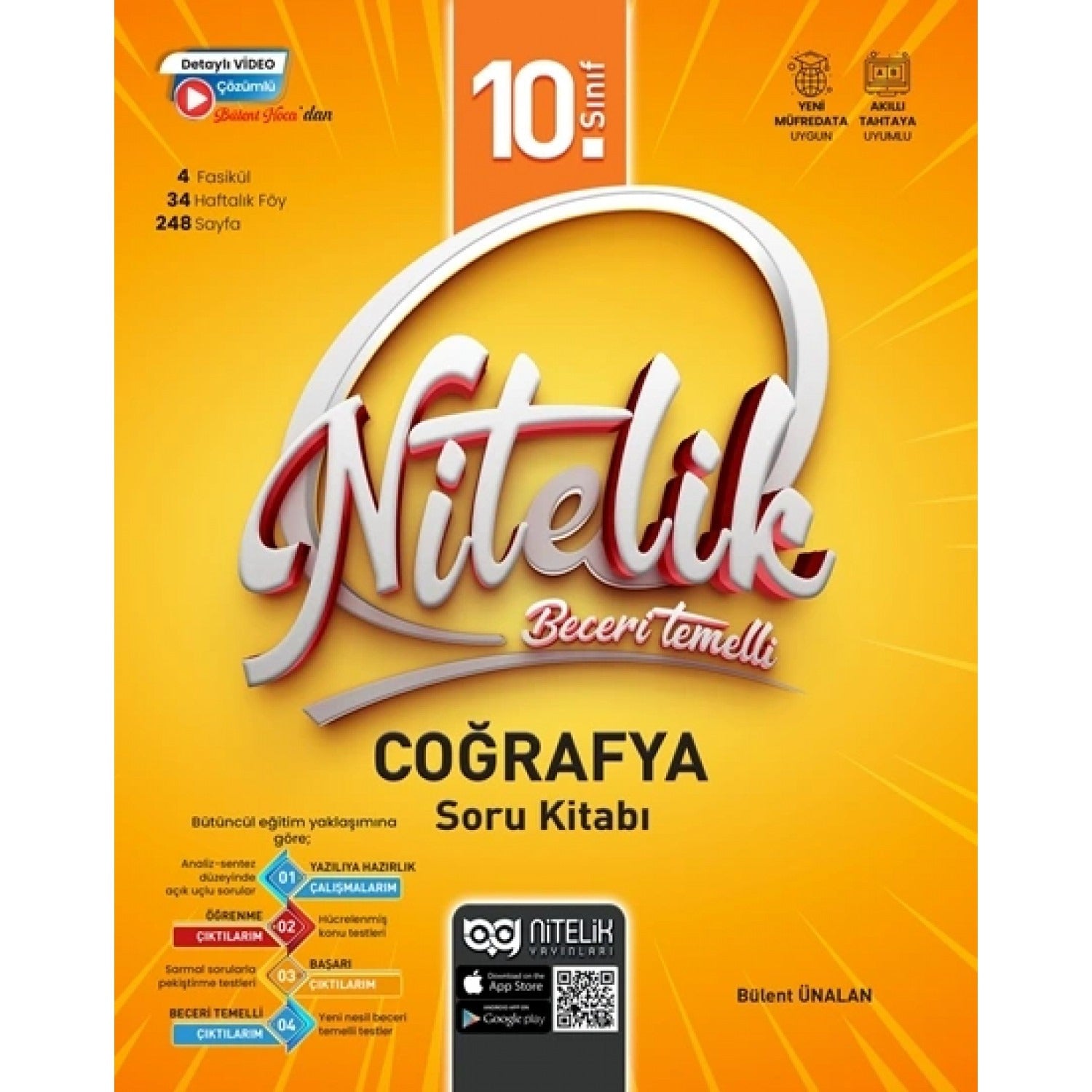 10. Sınıf Beceri Temelli Coğrafya Soru Kitabı | Nitelik Yayınları (Ciltsiz)