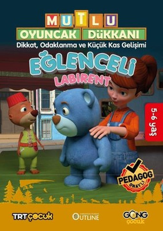 Mutlu Oyuncak Dükkanı Eğlenceli Labirent - DikkatOdaklanma ve Küçük Kas Gelişimi | Gong Çocuk
