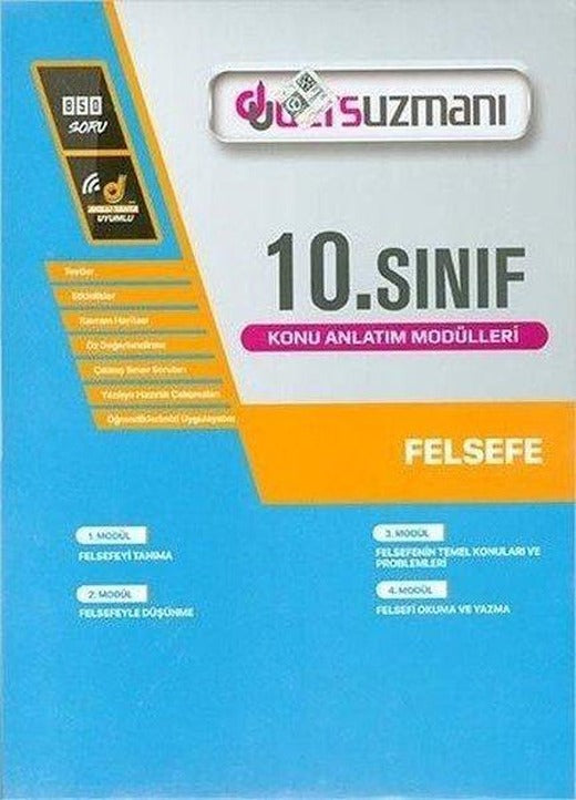 10.Sınıf Felsefe Konu Anlatım Modülleri | Ders Uzmanı Yayınları (İnce Kapak)