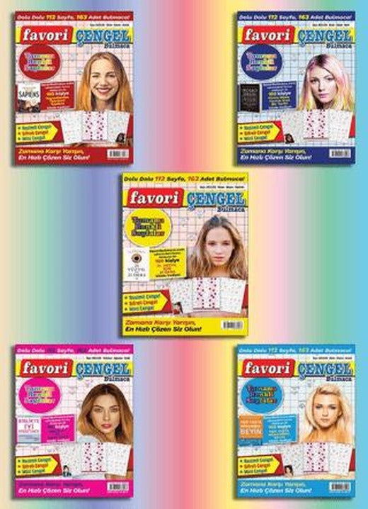 Favori Çengel 5’Li Set | Maxi Yayıncılık (Ciltsiz)