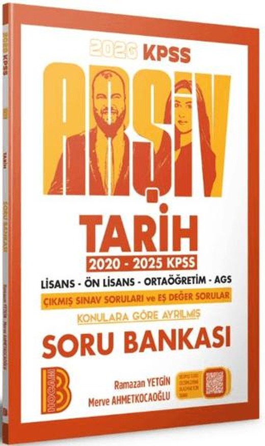 2026 KPSS Arşiv Tarih Soru Bankası | Benim Hocam Yayınları (Ciltsiz)