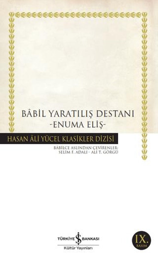 Babil Yaratılış Destanı