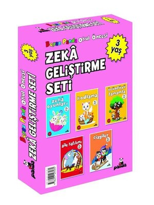 3 Yaş Zeka Geliştirme Seti - 5 Kitap Takım | Panda