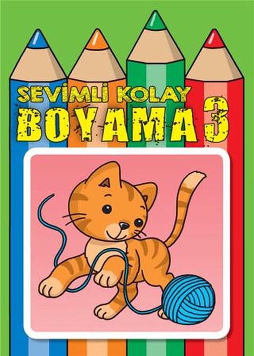 Sevimli Kolay Boyama 3 | Parıltı Yayınları (Ciltsiz)