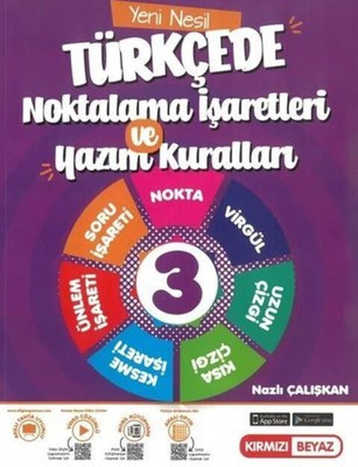 3. Sınıf Türkçede Noktalama İşaretleri ve Yazım Kuralları | Kırmızı Beyaz Yayınları-Eğitim