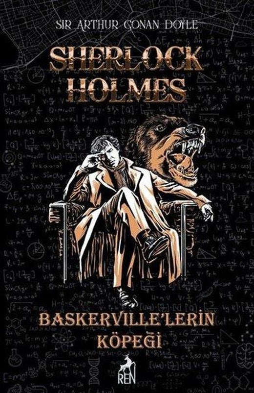 Sherlock Holmes-Baskerville'lerin Köpeği | Ren Kitap - Roman Dizisi (Ciltli)