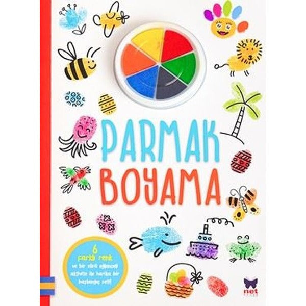 Parmak Boyama Seti - Turuncu | Net Çocuk Yayınları (İnce Kapak)