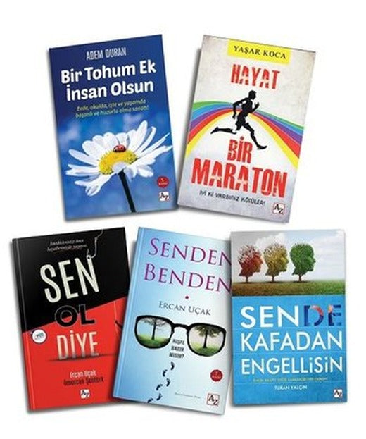 Kişisel Gelişim Sen Seti - 5 Kitap Takım | Az Kitap