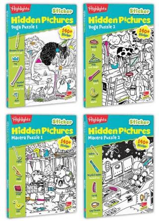 Highlights Sticker Hidden Pictures 4'lü Set