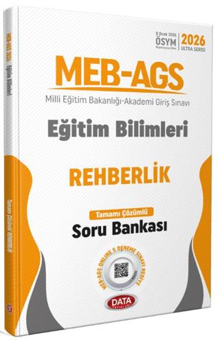 2026 MEB-AGS Eğitim Bilimleri Rehberlik Tamamı Çözümlü Soru Bankası | Data Yayınları (Ciltsiz)  - Resim 1