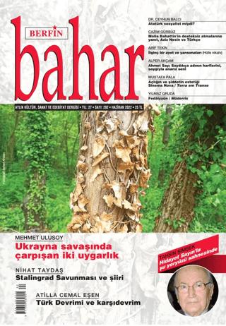 Berfin Bahar Aylık Kültür Sanat ve Edebiyat Dergisi Sayı: 292 Haziran 2022 | Berfin Bahar Dergisi (Ciltsiz)  - Resim 1