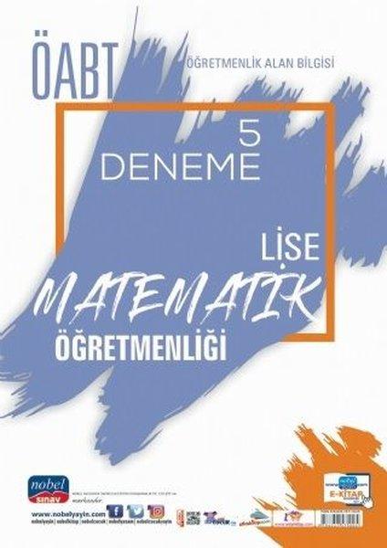 ÖABT Lise Matematik Öğretmenliği-Öğretmenlik Alan Bilgisi - 5 Deneme | Nobel Sınav (İnce Kapak)  - Resim 1